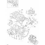 Запчасти для снегоходов Ski-Doo (Bombardier) Expedition TUV 600 HO SDI Картер , водяной и масляный насос