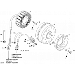 Запчасти для снегоходов Ski-Doo (Bombardier) Expedition TUV 600 HO SDI Магнето