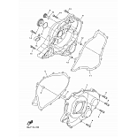 Crankcase cover ass`y (v для Yamaha PZ50 Venture Multi Purpose